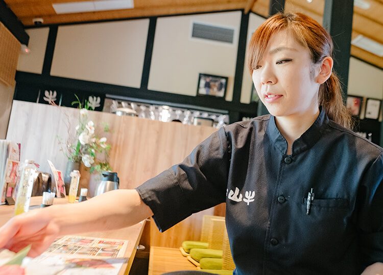 接客の様子