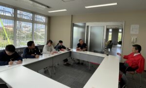 東北農林専門職大学附属農林大学校の学生が再来社