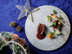 『幸生牛』がアーリークリスマスメニューのメインディッシュに